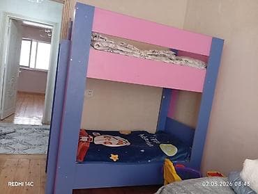 ucuz mebeler: Oğlan və qız üçün, Yeni, Çarpayı, Matrassız, Siyirməsiz, MDF — 3
