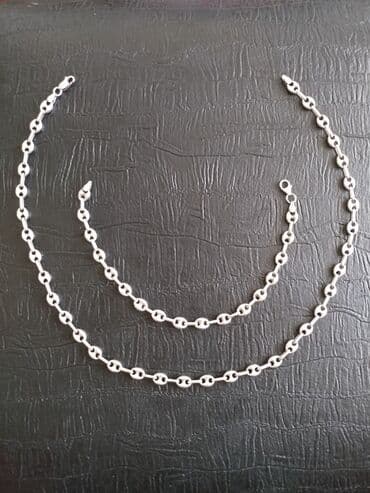 Dəstə daxildir: Boyunbağı, Gümüş, 925 Əyar, 27 g lalafo.az -da Dəstə daxildir: Boyunbağı, Gümüş, 925 Əyar, 27 g