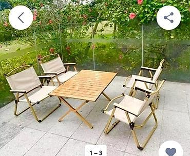 işlənmiş dəhliz dolabı: Açıq hava üçün yığıla bilən mebel dəstləri və şezlonq - Alüminium — 2