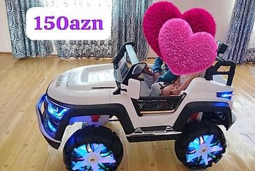 oyuncaq kamaz type 1: Uşaq elektrik maşını – 150 AZN - Korpusu: ağ-qara ofroud dizayn - — 1