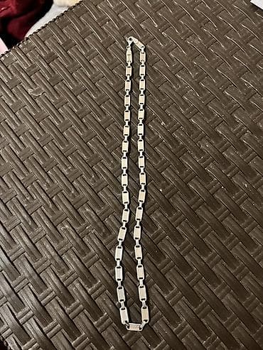 Qaralmayan italyan gumuşu sep və uzuk. Sep çox ağır və möhkəmdir.Üzük — 1