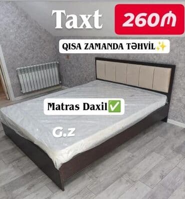 Sifarişlə taburetkalar: İkinəfərlik, Bazasız, Pulsuz matras, Siyirməsiz, MDF — 2