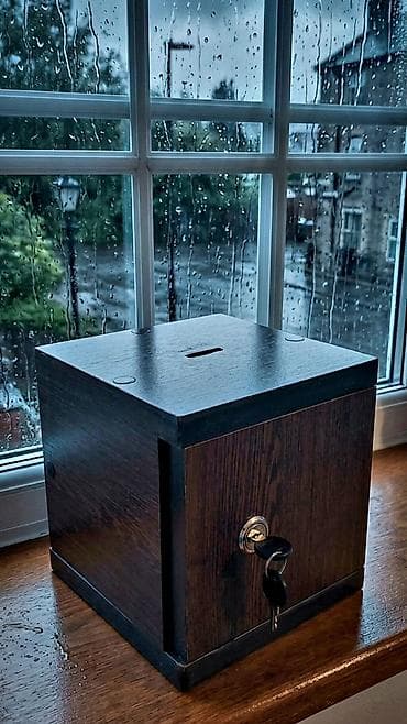 Kilidli pul qutusu Çatdırılma✅️ Rayonlara göndərmə✅️ taxta korpuslu