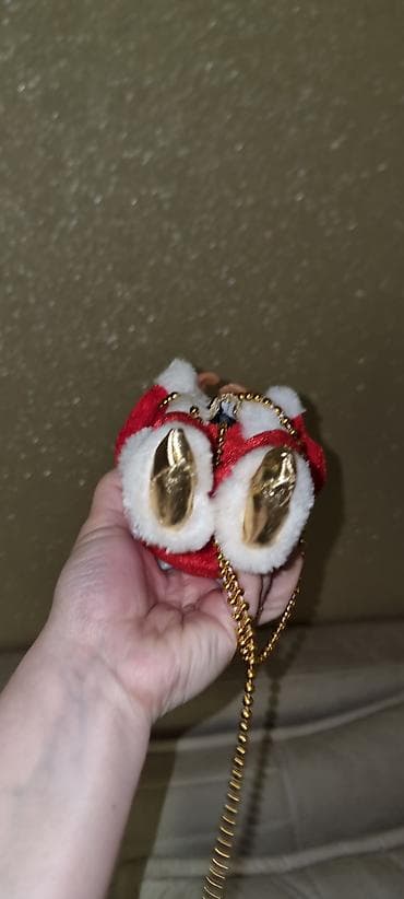 tava qazan: Yeni il bəzəyi – kəndirə dırmaşan Şaxta Baba oyuncağı - Asma dekor — 3