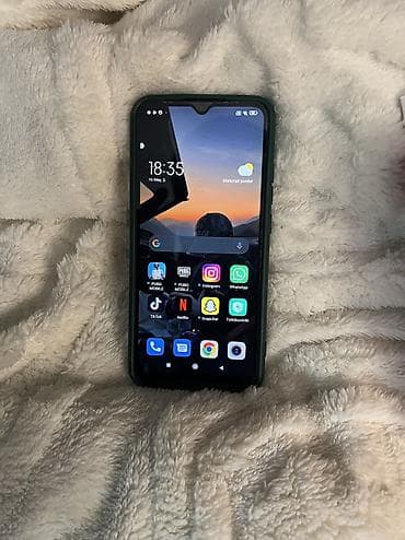 redmi 11a: Redmi 9A, 32 GB, rəng - Göy, Barmaq izi — 8