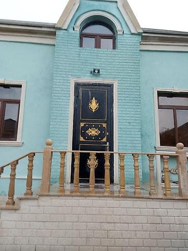 ev alqi satqsi: 1 mərtəbəli həyət evi – modern fasadlı - Ümumi görünüş: Açıq mavi — 2