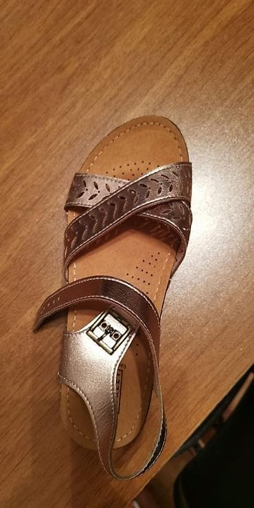 deri plas: Ölçü: 36, rəng - Qəhvəyi, Yeni — 1