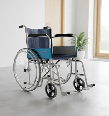 şəkər olcən aparat qiyməti: VIVAFIX manual əlil arabası - Çərçivə: parlaq xromatlı möhkəm metal — 1