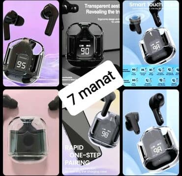 qulaqliq temiri: Yeni Simsiz (Bluetooth) Qulaqcıqlar, rəng - Ağ — 6