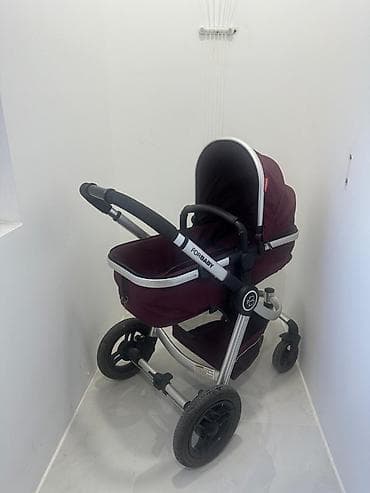 araba: Uşaq arabası – FORBABY markası, dərin tünd-bordo rəng. Xüsusiyyətlər — 4