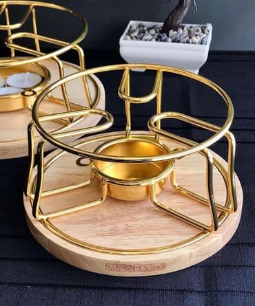 qazan: Şamlı podstavka çaynik ve ya qazan üçün — 1