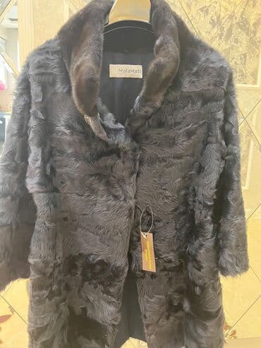 шуба норковая новая: Yeni karakul şuba. İtaliya brendidir. MalaMati. Tünd göy rəngdir — 6