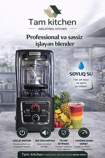 korpuslar: Tam Kitchen – Professional və səssiz işləyən blender - Səs — 1