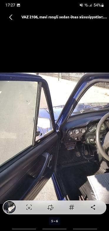 1994 bmw 320: VAZ 2106, mavi rəngli sedan Xüsusiyyətlər: - Kuzov: sedan, mavi rəng — 3