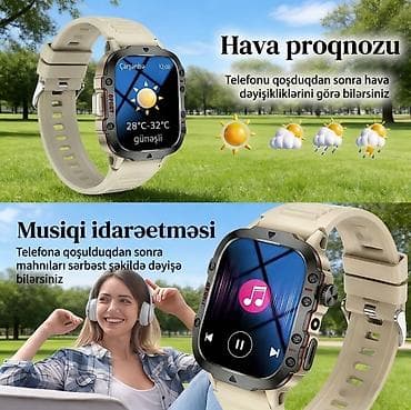 luc saatları: Yeni, Smart saat, Sensor ekran, rəng - Qara — 10