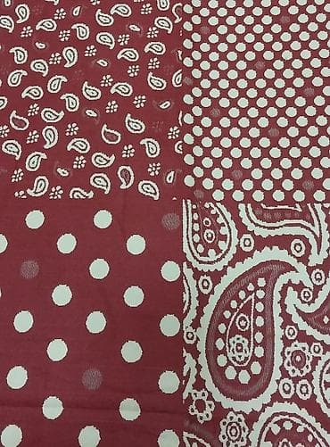 Şərf buta naxışları ilə, Bordo rəngli şal – paisley və xallı — 9