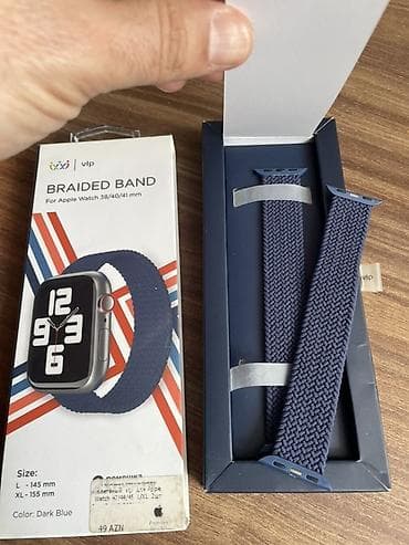 Smart qolbaqlar: Kəmər, Apple, Parça, rəng - Mavi — 2