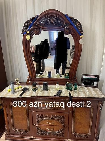 ucuz kamot: İkinəfərlik çarpayı, Komod — 8