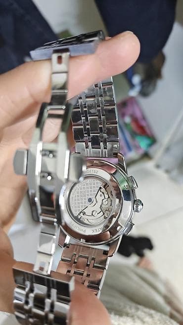 ag kostyumlar: Yeni, Qol saatı, Patek Phillipe, rəng - Gümüşü — 2
