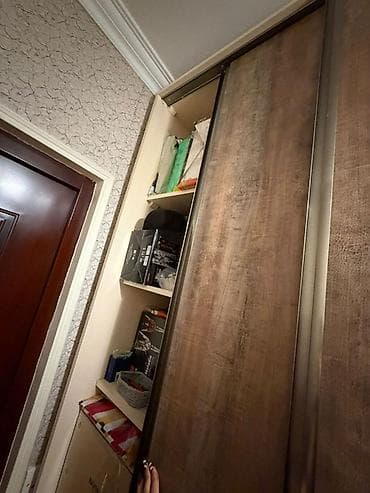Новый, 3 двери, С колесиками, Коричневый, Купе, Прямой шкаф — 2