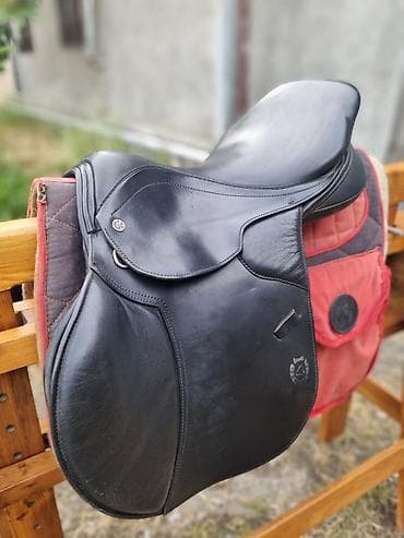 Digər idman və istirahət malları: At çərgəsi üçün klassik ingilis tipli yəhər - Material: qalın — 1