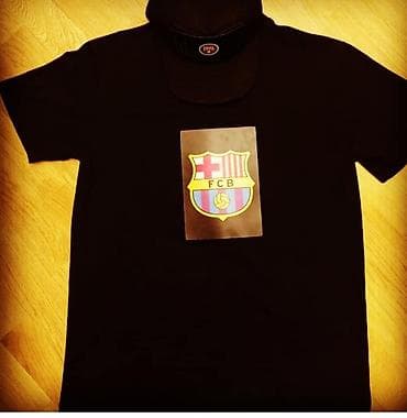 wolt geyimi: Məhsul: LED işıqlı qrafikalı qara T‑şört kolleksiyası Xüsusiyyətlər — 5