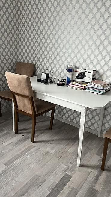 stol destleri: Mətbəx üçün, Açılmayan, Dördbucaq masa, 4 stul — 1