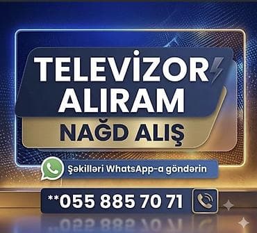 kredit tv: Teze ve islenmis Televizorlarin Alisi ve satisi Unvandan goturme — 2