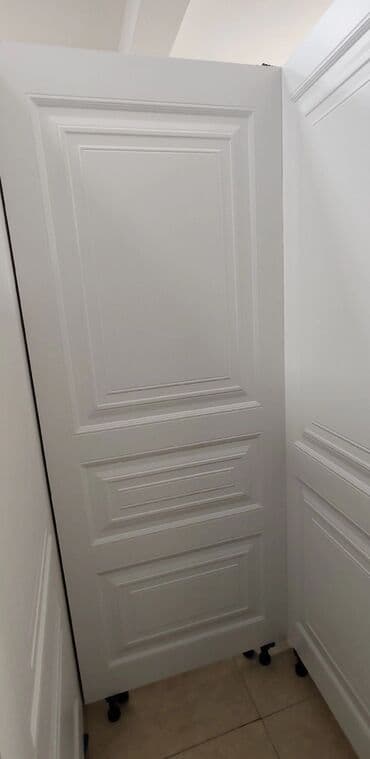 taxta qapilar 2 ci el: Yeni Otaq qapısı 90x205 sm Zamok və çərçivə ilə, Zəmanətli, Ödənişli quraşdırma, Pulsuz çatdırılma, Ödənişli çatdırılma, Rayonlara çatdırılma — 4