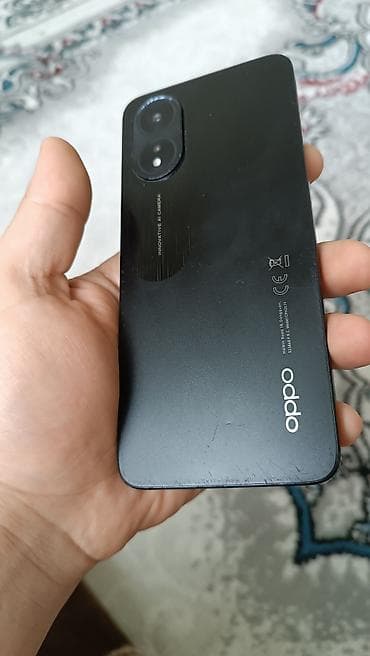 ihone 7 plus: Oppo A38, 256 GB, rəng - Qara, Barmaq izi — 1