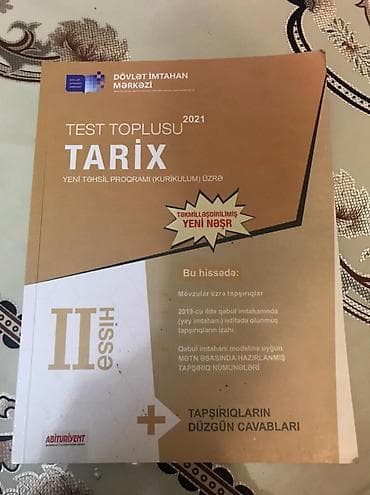 taim test pdf: Test Topluları (2019-2021) Tarix Test Toplusu 1-ci və 2-ci hissə — 8