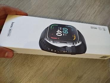 smart qol saat: Smart saat, Hoco, Sensor ekran, rəng - Qara — 3