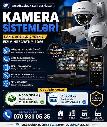 ev kamera: Kamera sistemləri – ev, ofis və iş yerləri üçün peşəkar video‑nəzarət — 1