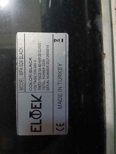 sharp soyuducu servis: Duxovka Elotek, Elektrik, rəng - Qara, Quraşdırılan, İşlənmiş — 4