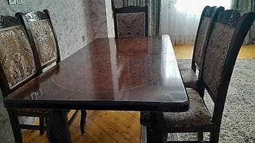 perla stol stul: Для гостиной, Нераскладной, Прямоугольный стол, 6 стульев — 1