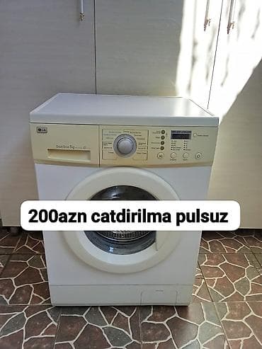 pulsuz internet azercell: Paltaryuyan maşın LG, 5 kq, Avtomat, Qurutmasız, Kredit yoxdur — 1