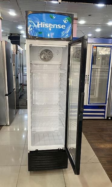 Hisense vitrin tipli soyuducu - Şüşə qapılı, tək qapı dizayn –