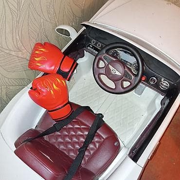 elektro masin: Uşaq üçün elektrikli minik maşını – kabriolet tipli, ağ korpus və — 2