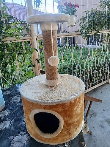 Pişiklər üçün çoxfunksiyalı oyun və istirahət kompleksi - Yumşaq