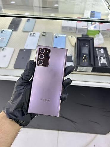 Samsung Galaxy Note 20 Ultra, 256 GB, rəng - Bənövşəyi, Zəmanət, Simsiz şarj, İki sim kartlı