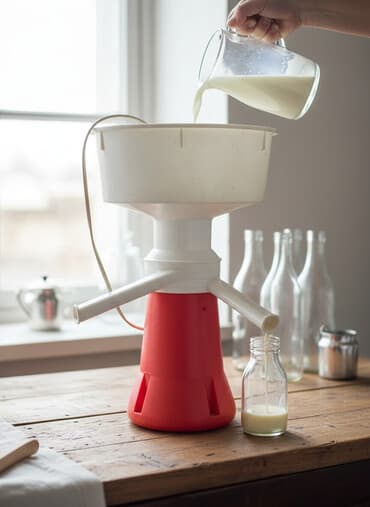 Plitələr və bişirmə panelləri: Süd separatoru (kremaçı) - Məqsəd: Tam süddən qaymaq və — 1