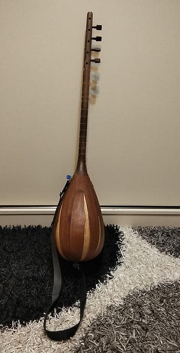 saz aletleri: Saz (bağlama) – əl işı klassik türk/aşıq musiqi aləti - Korpus: armud — 4