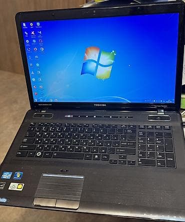 intel core: Toshiba Satellite noutbuk - Ekran: təxminən 17.3" genişformat LED — 1