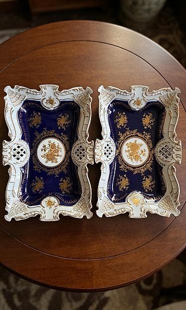 Nahar dəsti, rəng - Qızılı, Farfor, 12 nəfərlik, Çexiya — 2