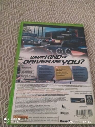 Video oyunlar üçün aksesuarlar: Xbox 360 disk Need For Speed Shift
Az işledilmiş — 3