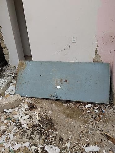 Santexnika: Metall qapı və dəmir kama-karkas - Material: qalın poladdan — 1