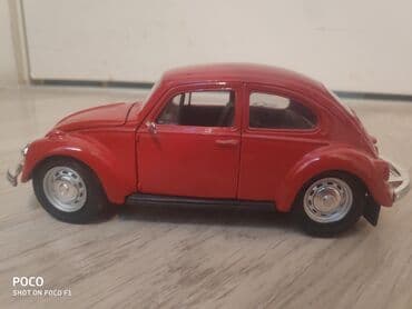 Velosiped ehtiyyat hissələri: Model avtomobil – VW Beetle (klassik “Qənbər”) - Miqyas: təxmini 1:24 — 2