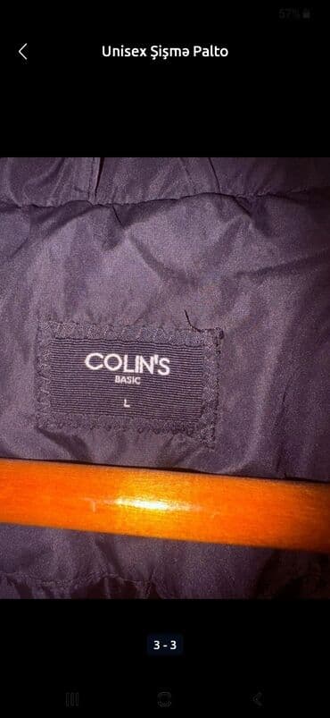 флисовые мужские спортивные костюмы: Мужское пальто, ColinS, L, цвет - Черный — 2