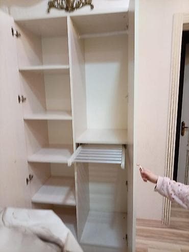 borular: 3 qapılı, Güzgülü, Bej, Açılan, Düz dolab — 1