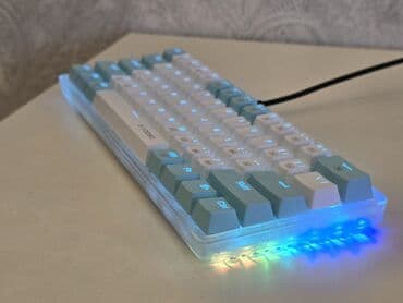china aid notebook: E-Yooso Z11T RGB mexaniki klaviaturadır ( blue switch ). Yenidir. 61 — 7